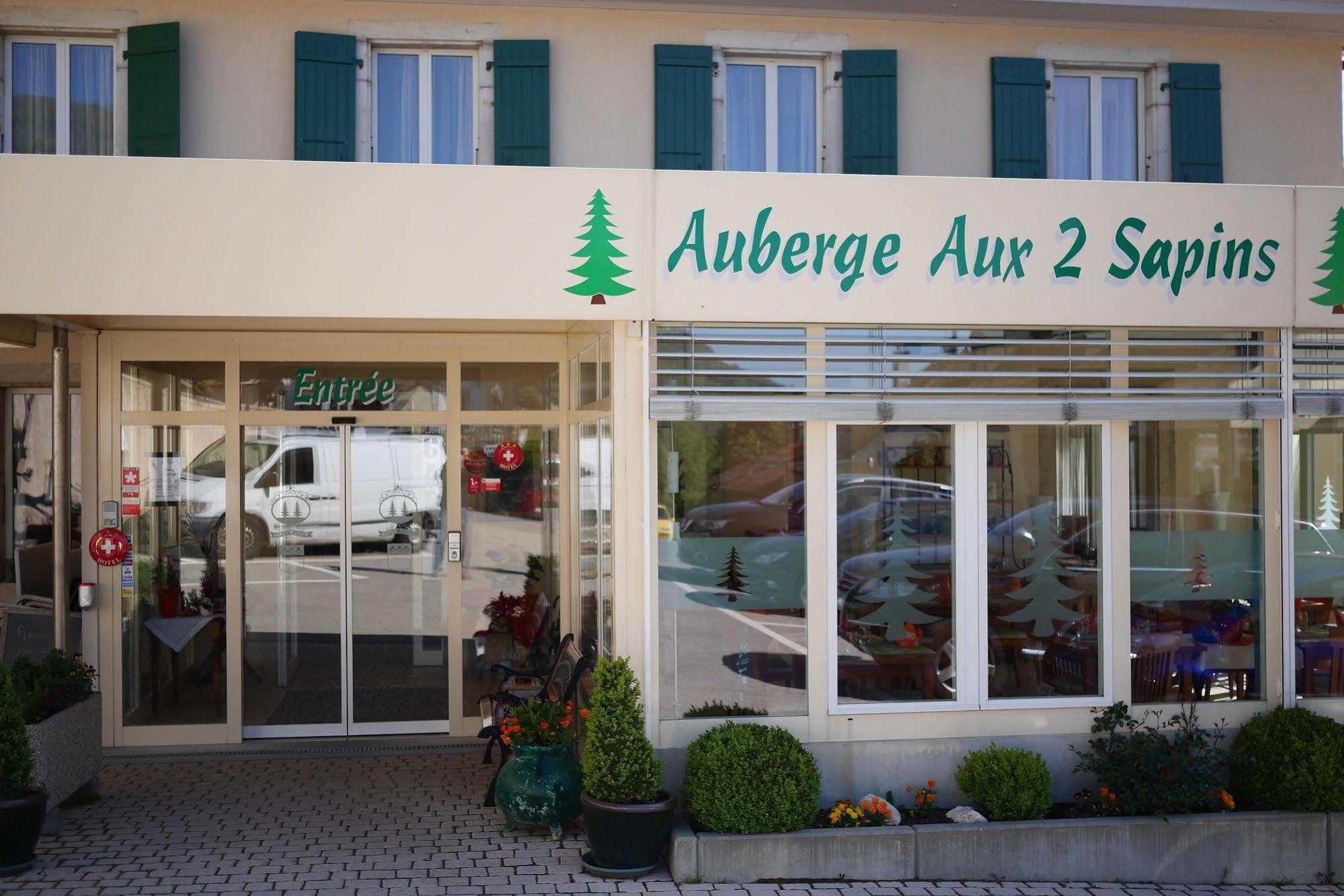 Auberge Aux Deux Sapins Montricher Esterno foto